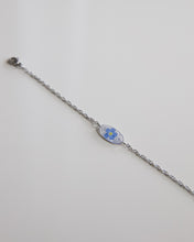 Lade das Bild in den Galerie-Viewer, Vergissmeinnicht Armband „Kitty mit Silberstaub“