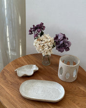 Lade das Bild in den Galerie-Viewer, Ovale Schale Weiß