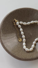 Laden und Abspielen von Videos im Galerie-Viewer, Süßwasser Perlen Armband Edelstahl