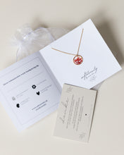 Lade das Bild in den Galerie-Viewer, Kette “Malea Rot” Gold