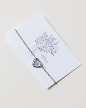 Lade das Bild in den Galerie-Viewer, Armband “Pia Herz” mit Vergissmeinnicht, Silber