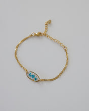 Lade das Bild in den Galerie-Viewer, Armband „Malea Türkis mit Goldstaub“
