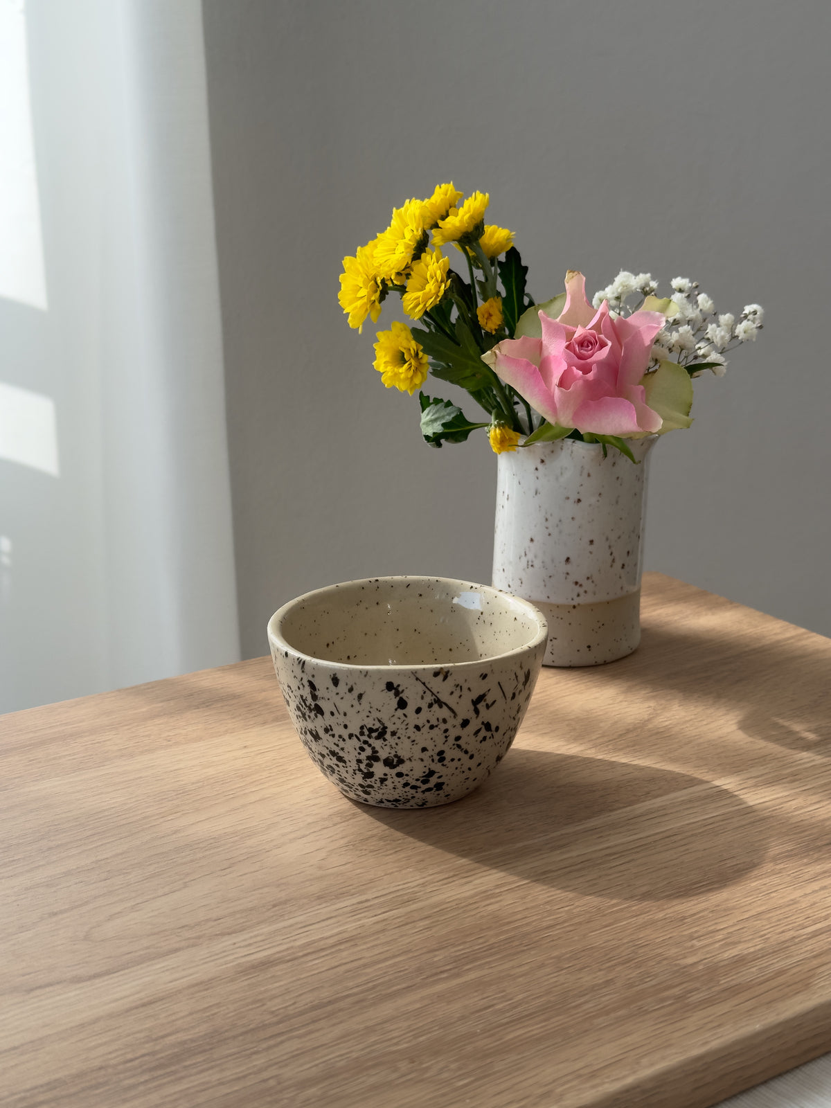 Vase Welle Weiß