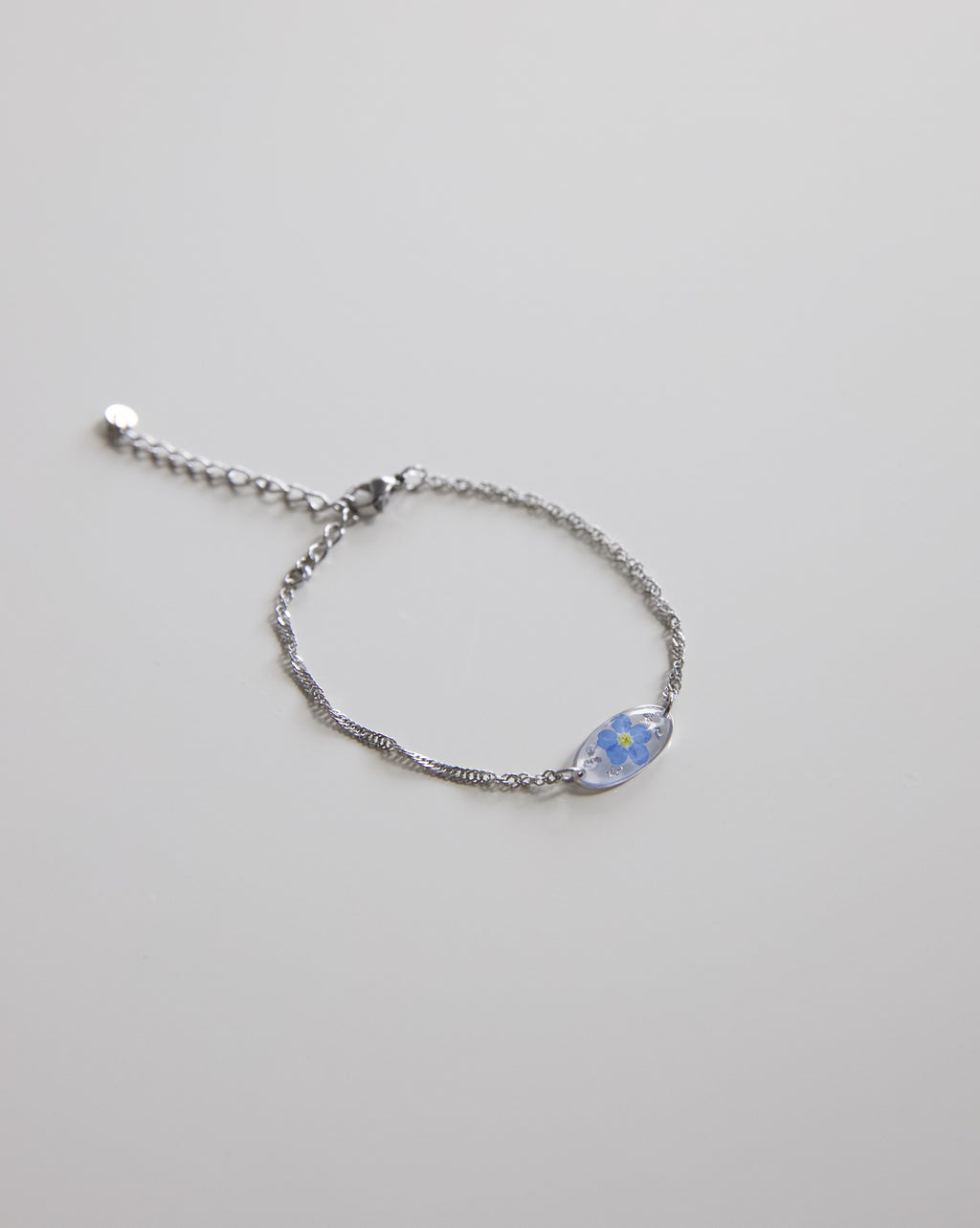 Vergissmeinnicht Armband „Kitty mit Silberstaub“