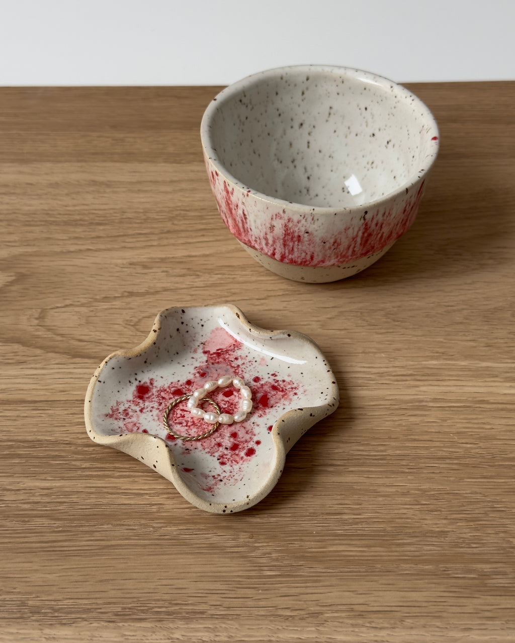 Schmuckschale Love Edition Welle Rund
