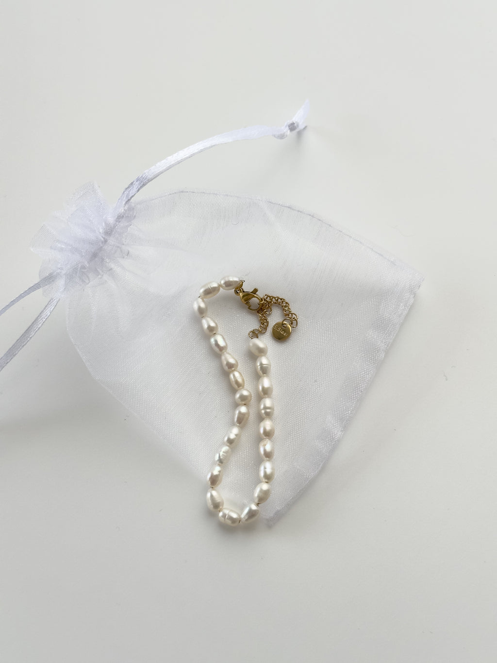 Süßwasser Perlen Armband Edelstahl