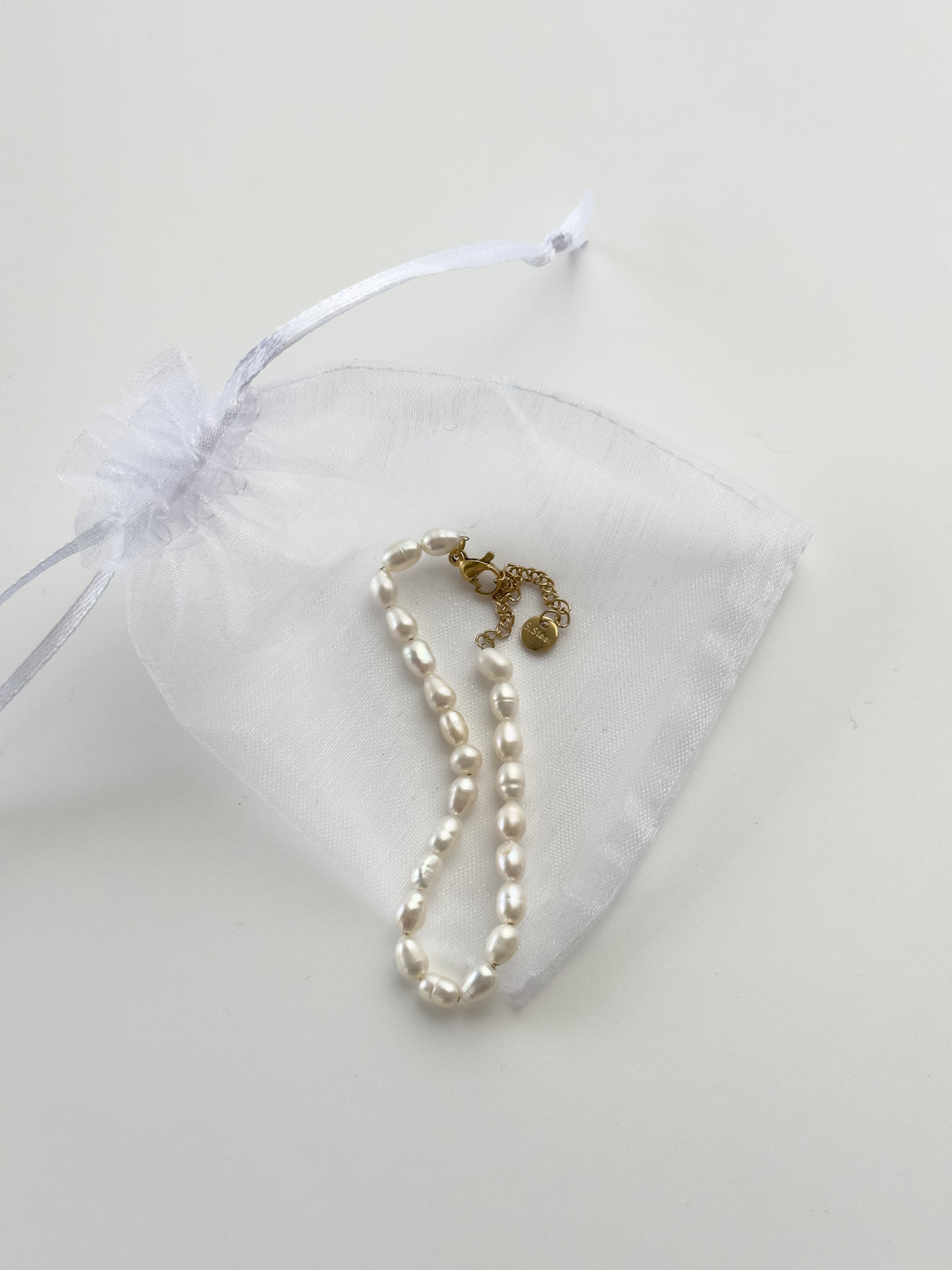 Süßwasser Perlen Armband Edelstahl