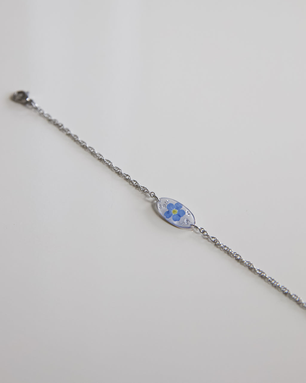 Vergissmeinnicht Armband „Kitty mit Silberstaub“