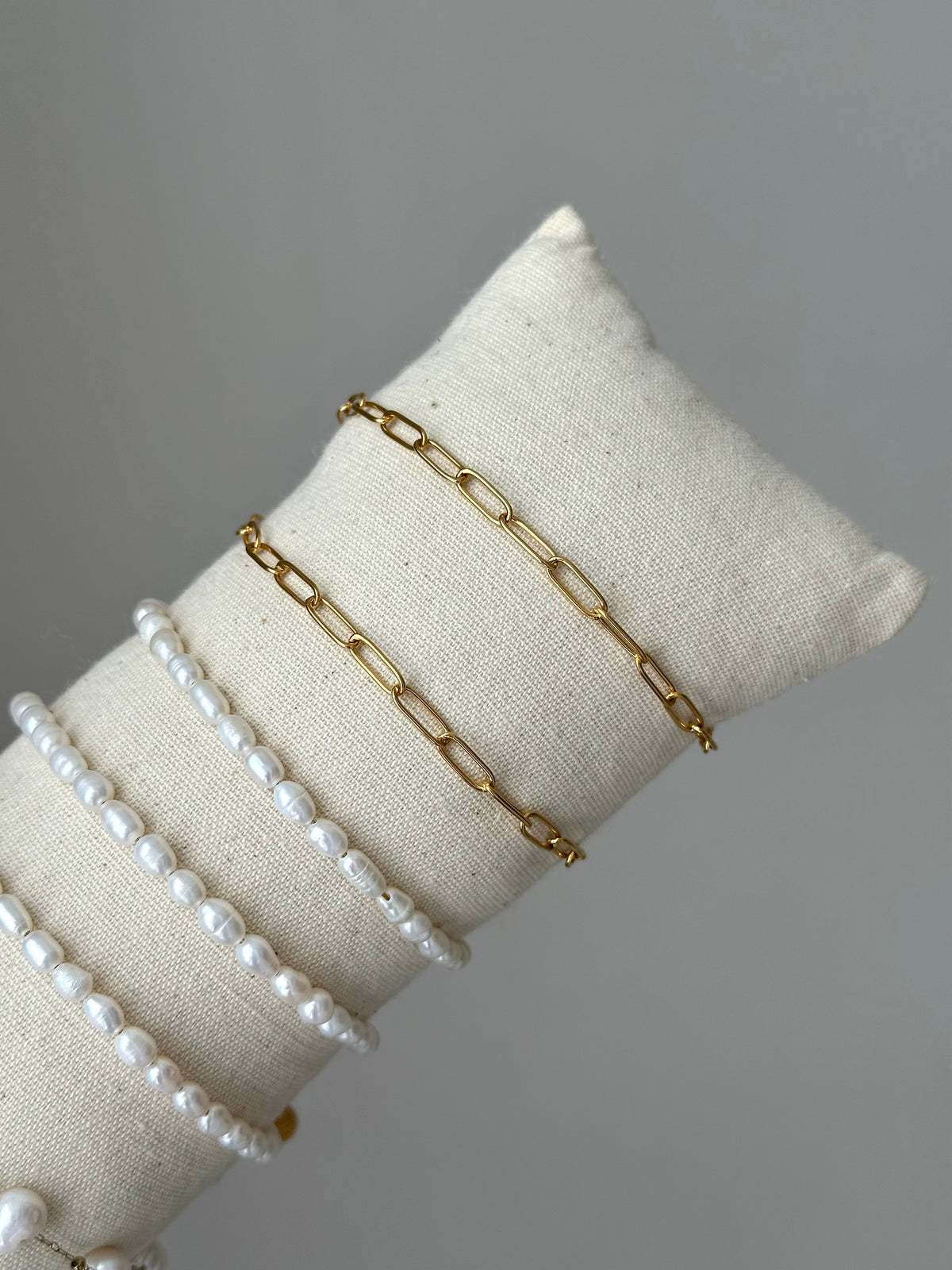 Süßwasser Perlen Armband Edelstahl