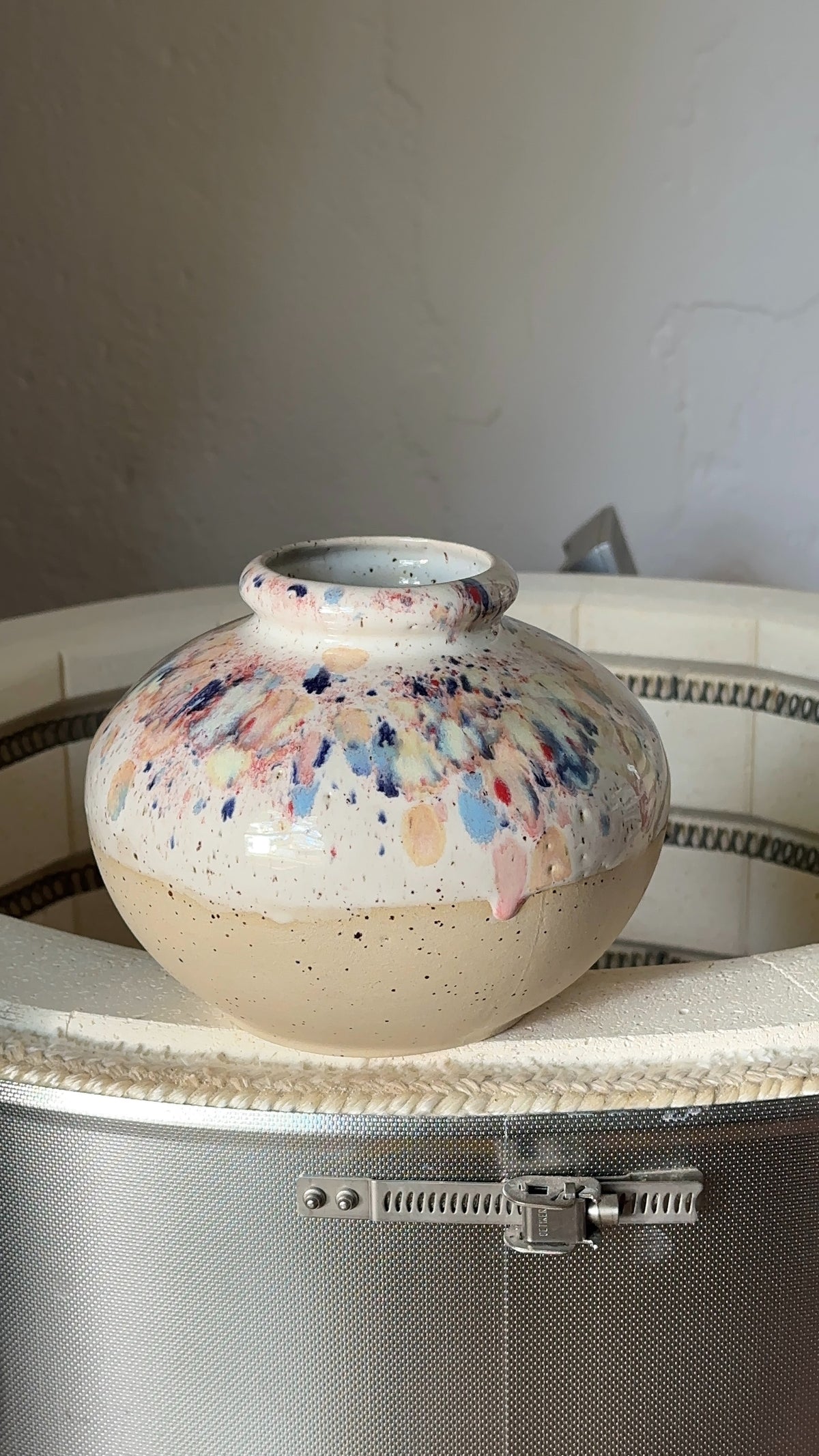 Vase Rund Konfetti