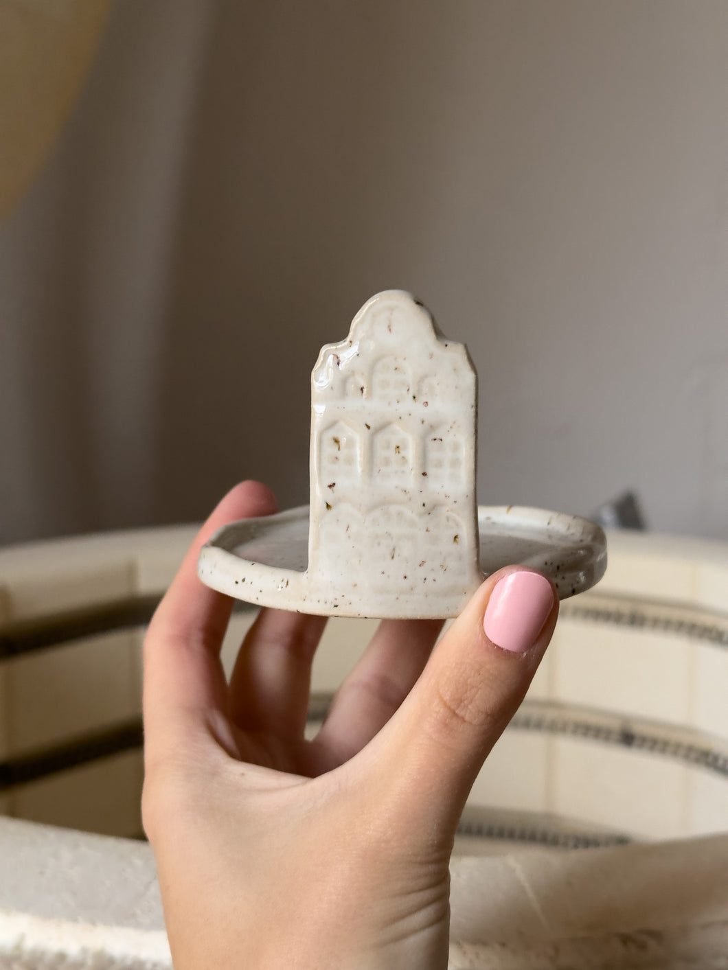 Teelichthalter Häuschen