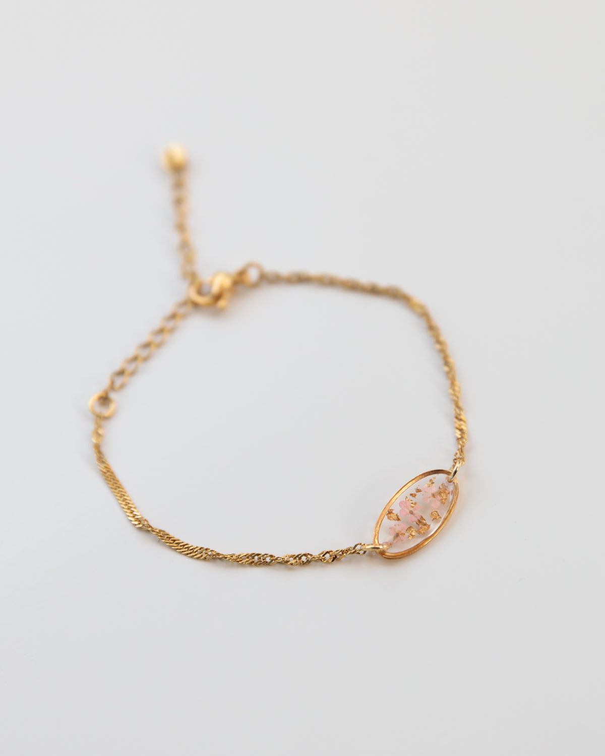 Armband “Malea Rosé” mit Goldstaub