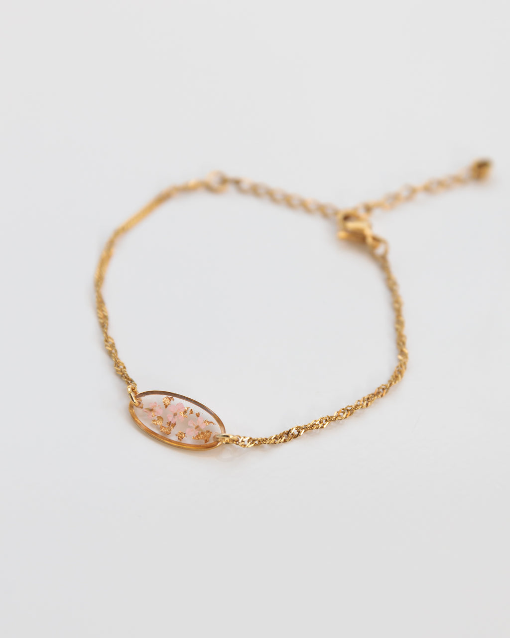 Armband “Malea Rosé” mit Goldstaub