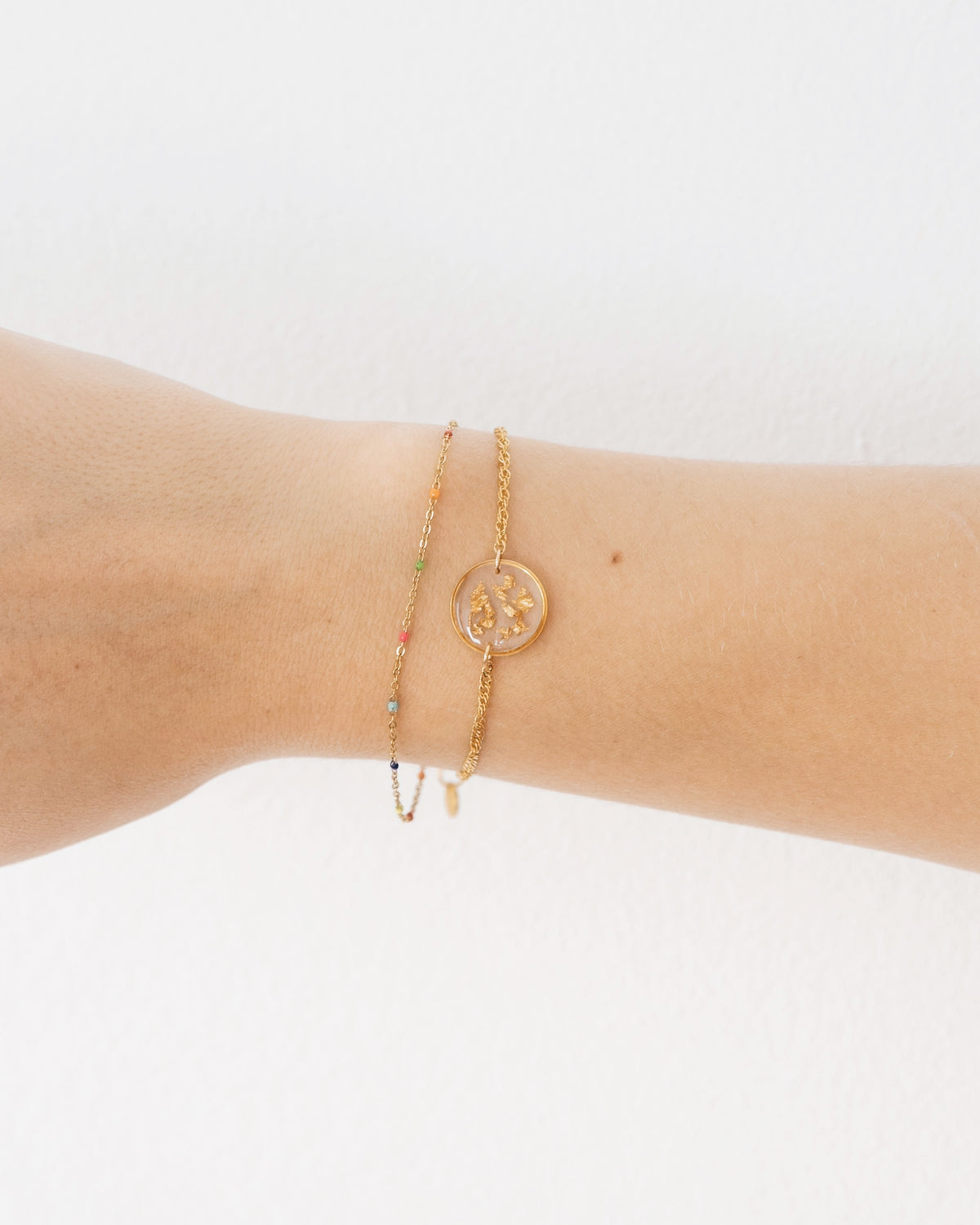 Armband "Regenbogen" mit bunten Perlen