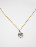 Kette "Kitty" mit Vergissmeinnicht, Gold