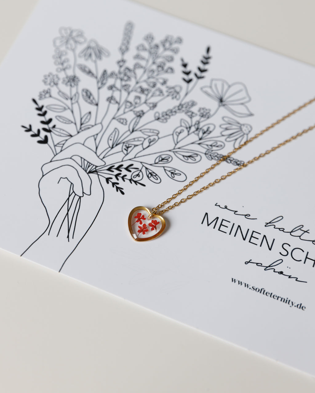 Kette „Malea Rot Herz“