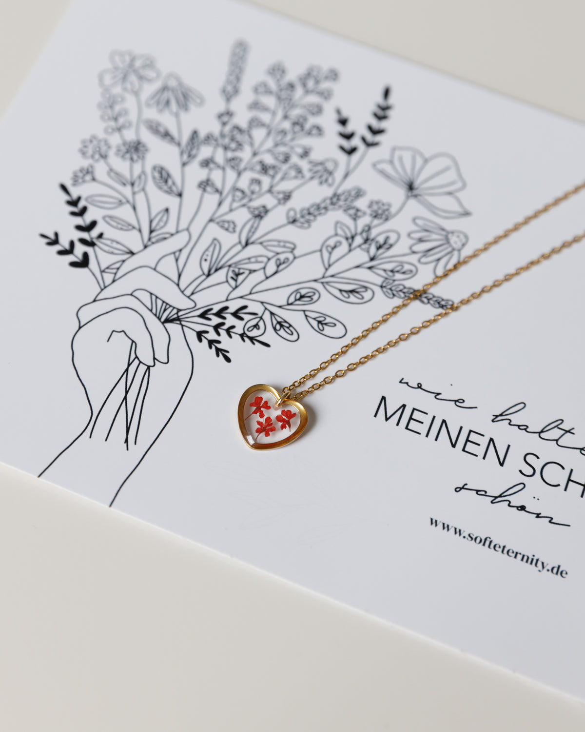 Kette „Malea Rot Herz“