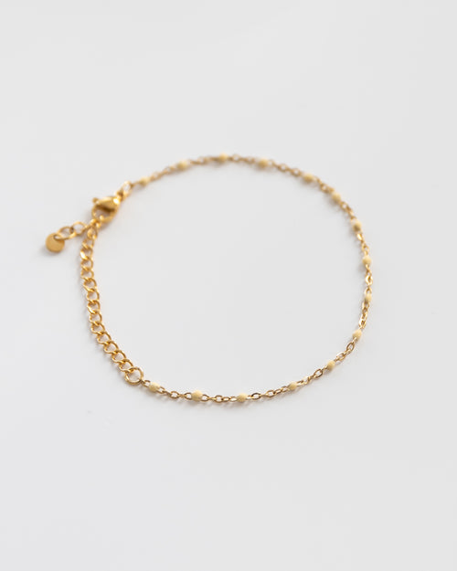 Armband “Beige Spots” Gold