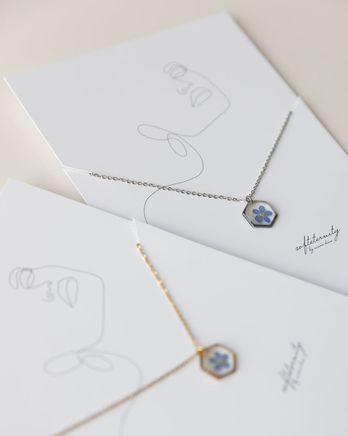 Kette „Pia Hexagon“ Silber