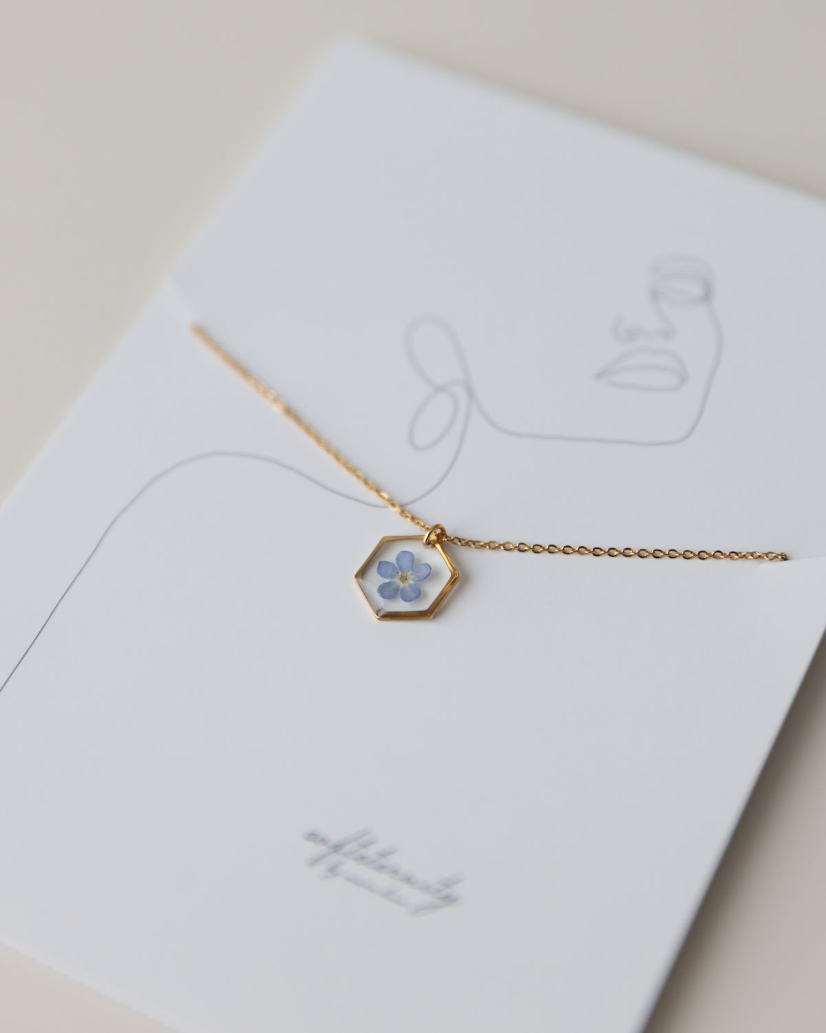 Kette „Pia Hexagon“ Gold