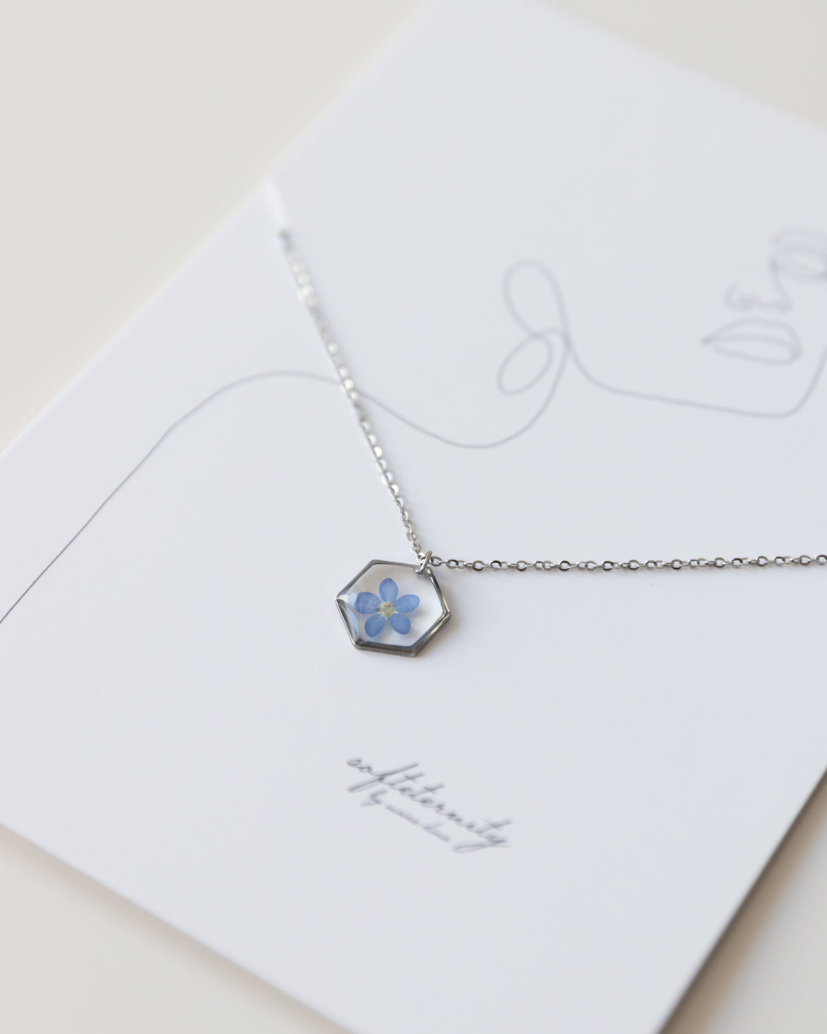 Kette „Pia Hexagon“ Silber