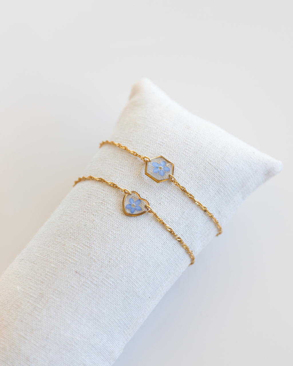 Armband „Pia Herz“ Edelstahl Gold