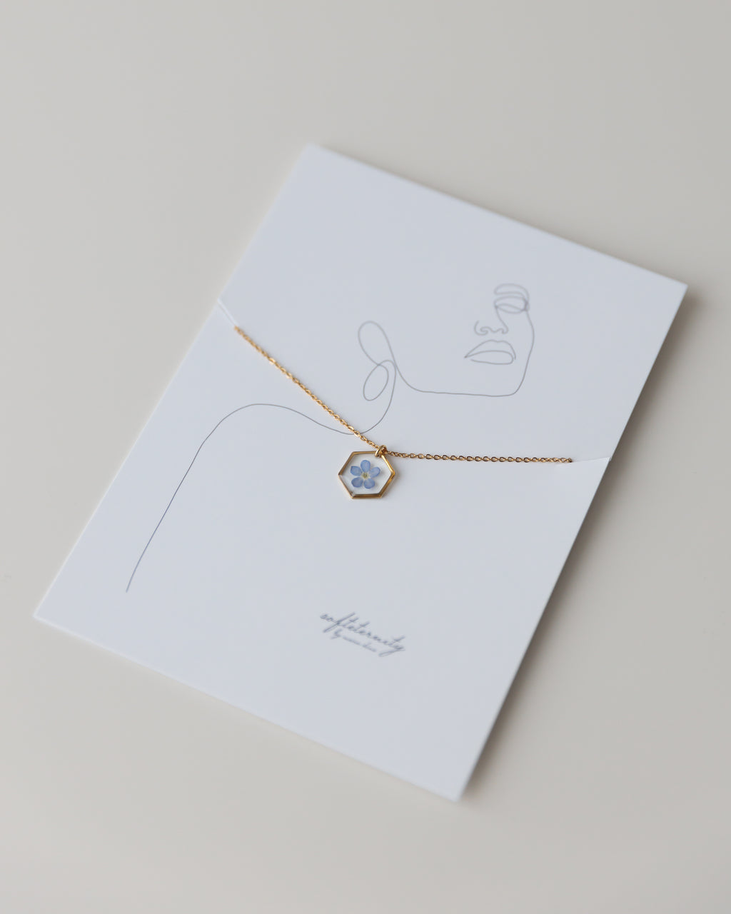 Kette „Pia Hexagon“ Gold