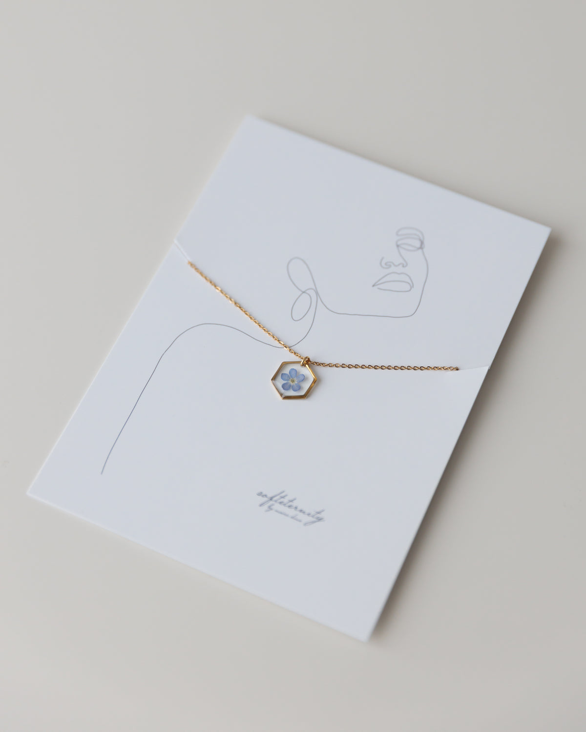 Kette „Pia Hexagon“ Gold
