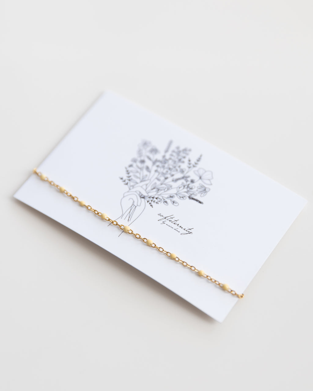 Armband “Beige Spots” Gold