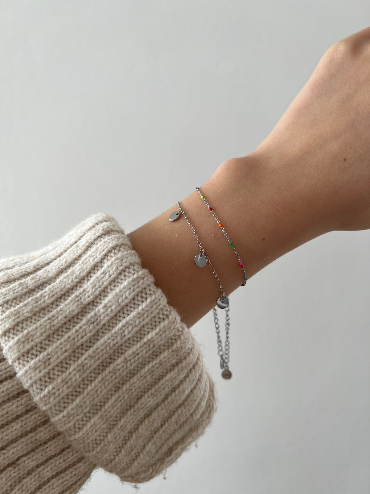 Armband “Silberplättchen”, Schmuck Silber