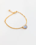 Armband „Pia Herz“ Edelstahl Gold