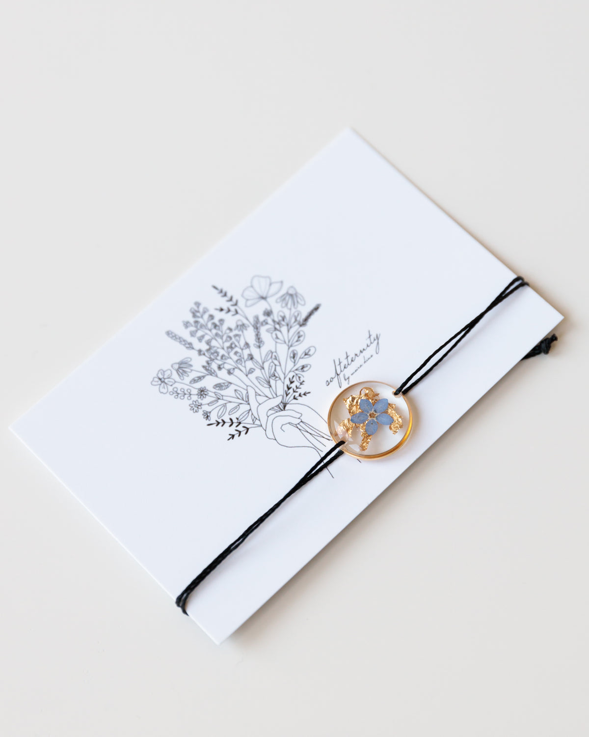 Armband "Pia mit Goldstaub"