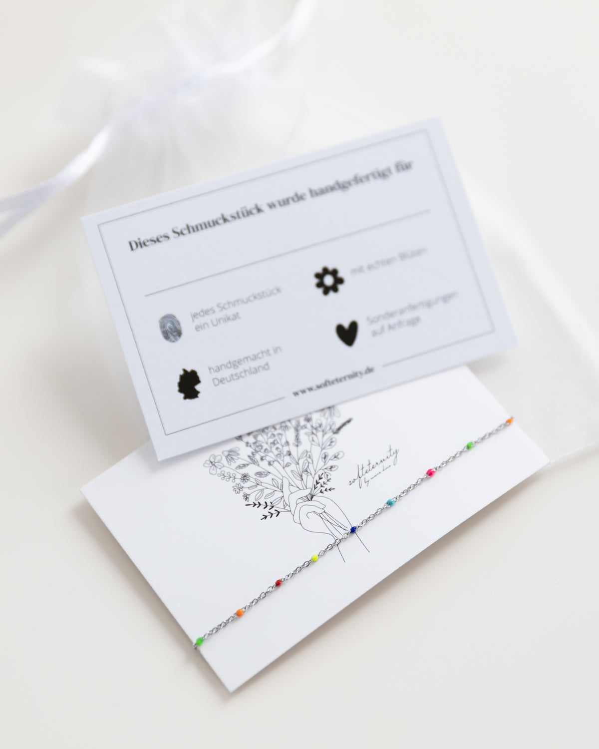 Armband “Regenbogen” Silber