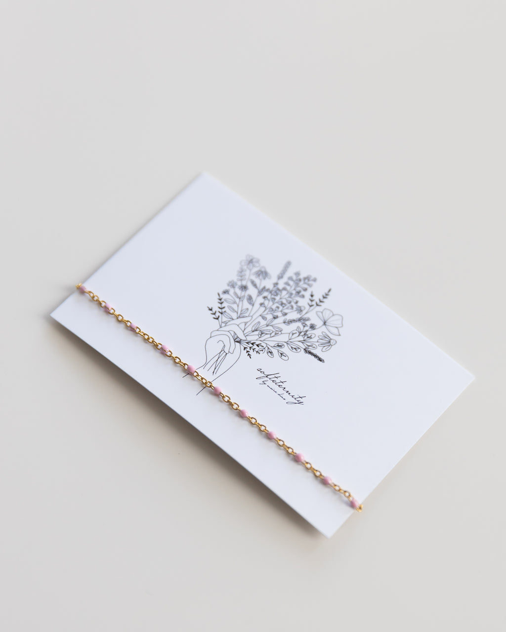 Armband “Rosa Spots” Gold