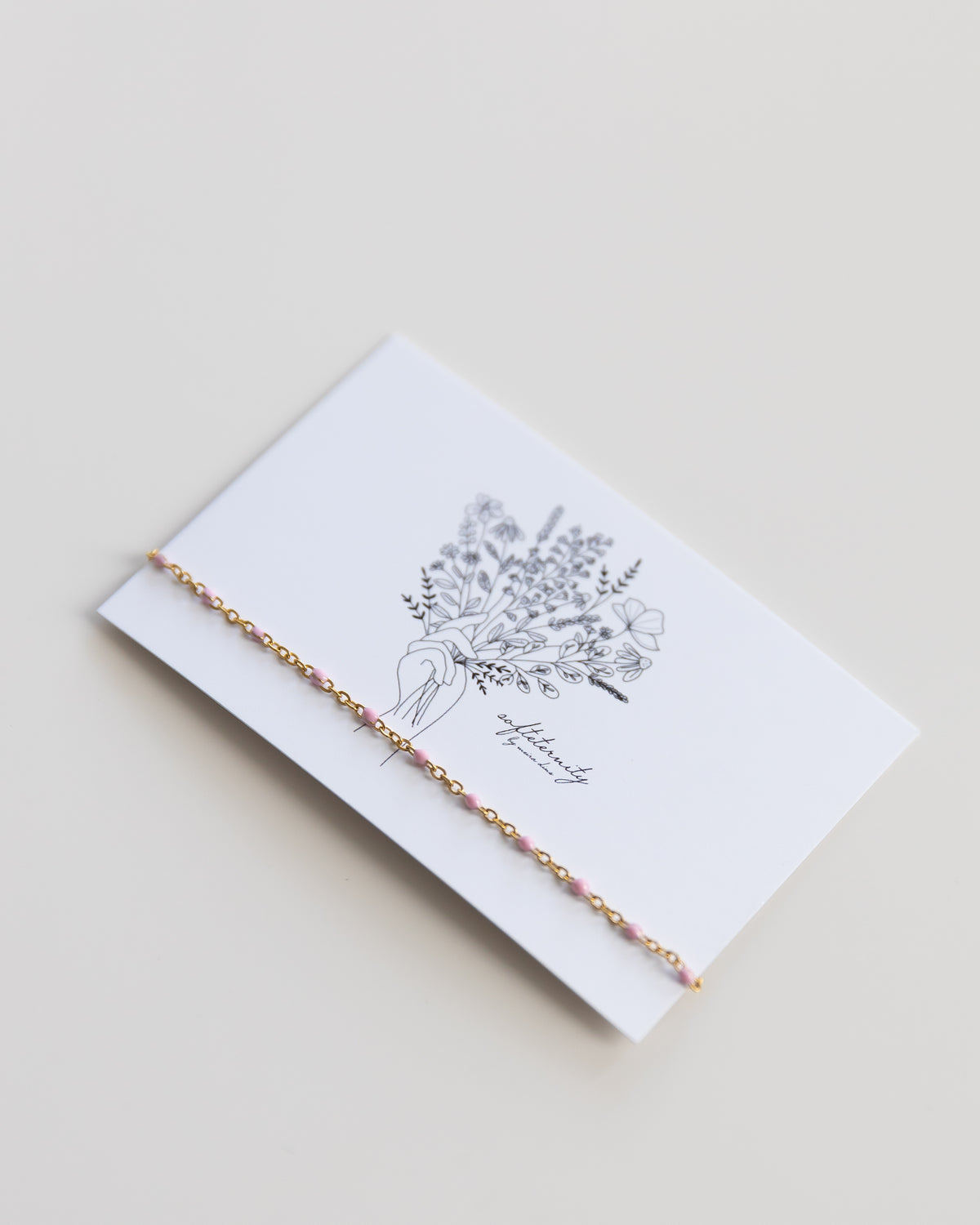 Armband “Rosa Spots” Gold